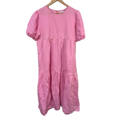 Feather and Noise Size 12 Pink Dress
