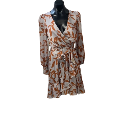 Portmans Womens  Size 6 Casual Dress Blue / Brown / Pattern 