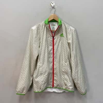 Adidas Womens  Size XS Lightweight Active Jacket Pattern 