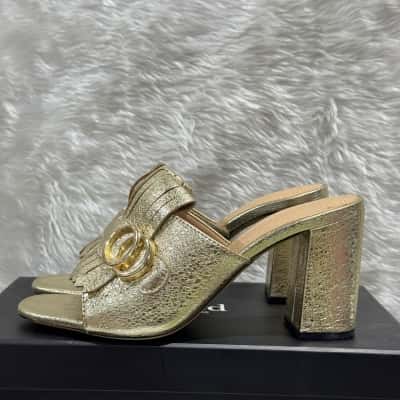 Seed Womens  Size 38 Heels Gold 