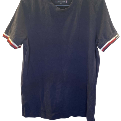 Tommy Hilfiger Mens Black T-shirt Size S  