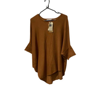Label of Love Womens  Size M/L The Cumquat Tree Buxton Knit Top Tan 