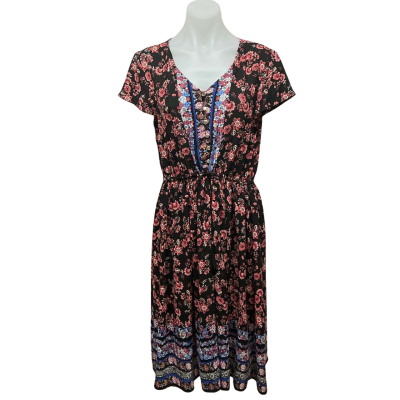 Caroline Morgan Womens Size 12 Casual Dress Multicoloured / Pattern 