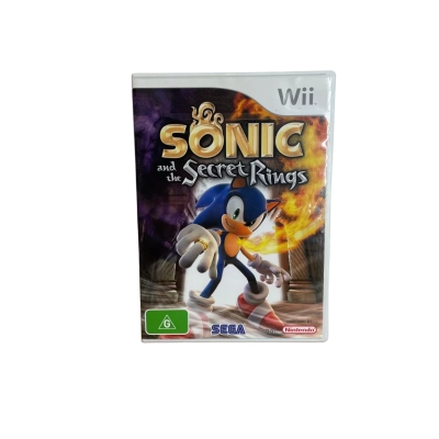 Nintendo Wii Sonic And The Secret Ring Game