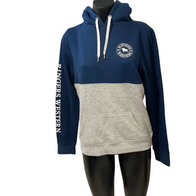  Ringers western Size 8 Hoodie Blue / Grey 