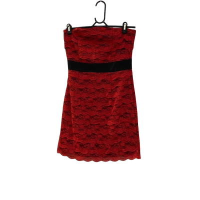 Miss Shop Womens  Size 12 Bodycon Dress / Mini Dress Red 