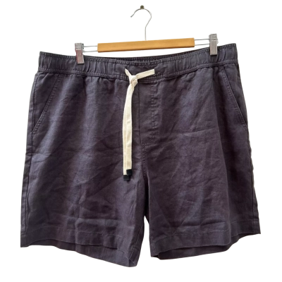 BNWT Jag Mens Size XXL Black Linen Shorts 