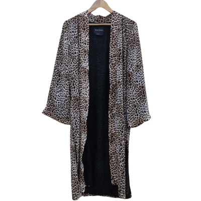 Decjuba Womens Size S Animal Print Kimono (11)