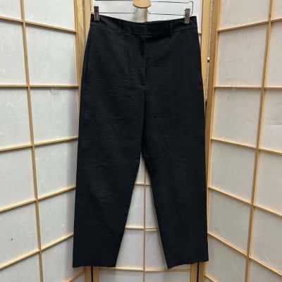 COS Women's  Size 36 / AU8 High Waisted Pants / Straight Leg Pants Black   RRP:$175.00