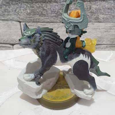The Legend of Zelda Twilight Princess Midna & Wolf Link Amiibo (Not Tested)