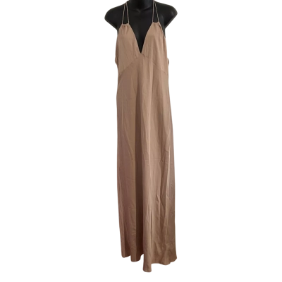Calvin Klein Womens  Size 40 (EU) Maxi Dress Beige 