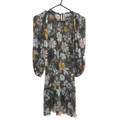 Country Road Womens  Size 4 Floral Dress Green / Pattern / White / Yellow 