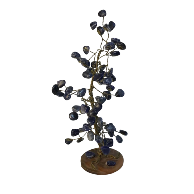 Handmade Sodalite Gemstone Bonsai Tree 