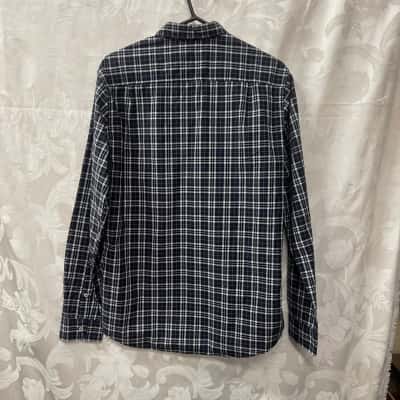Country Road Mens  Size M Long Sleeve Shirt Blue / Checked 
