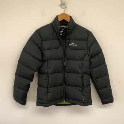 Kathmandu Black 600 Fill Power Puffer Winter Jacket  Size 8 