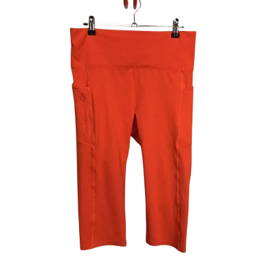 Rockwear Womens  Size 14 Vibrant Orange 3/4 Legging