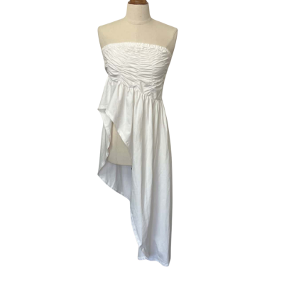 White Fox Womens  Size M Cropped Top White 