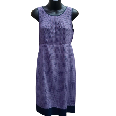 ANNA THOMAS Size 6-8 Sleeveless Silk Dress