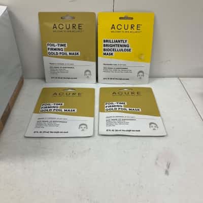 Acure Face Masks x4 