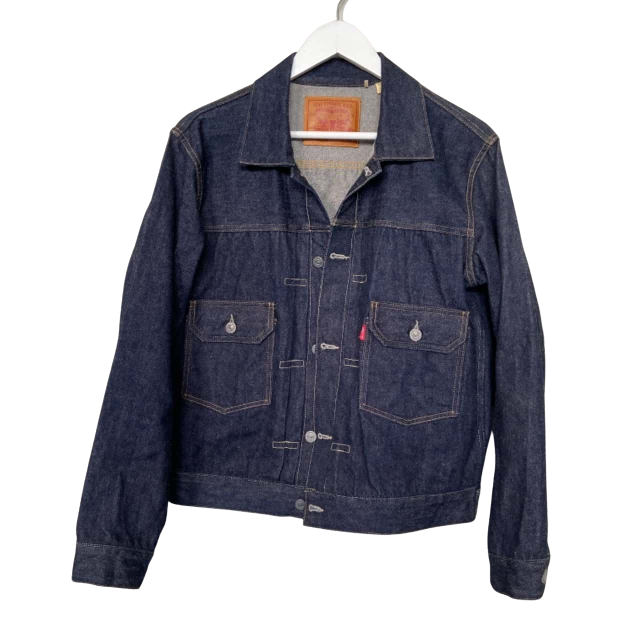 Levis Womens Unisex Size 40 Denim Jacket Blue (s)