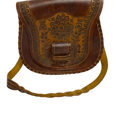  Womens Brown 1970’s Bohemian-Stlye