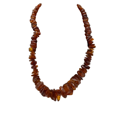 Women's rich cognac colour Baltic amber necklace  