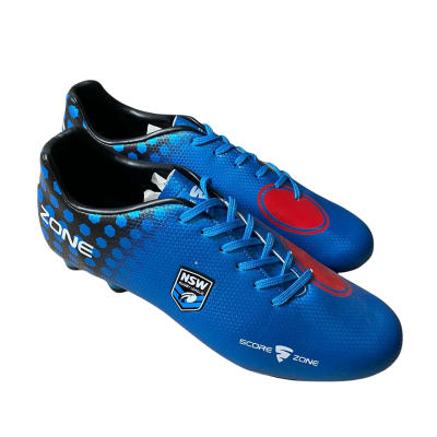 Score Zone Blue Rugby Boots Size 44