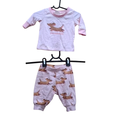 Peter Alexander Kids  Size 0-3m PJs Pink  