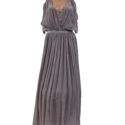  Womens Dress Size 2  pure silk lilac Grecian style dress