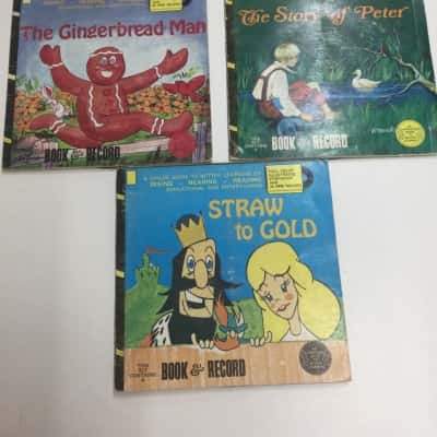 3 Mother Goose Childrens Books and Records