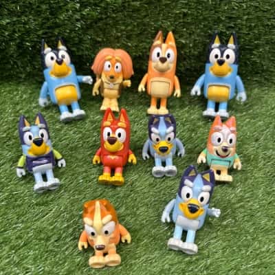 Bluey Family & Friends Figures x 10 (Mix Lot 1)