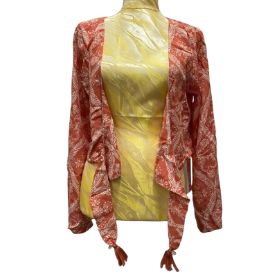 Tigerlily Emberglow Orange Ephie Jemima Crop Top Size 12