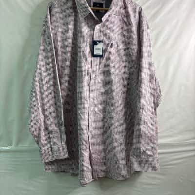 West Cape Mens  Size XXXXL Checked Shirt 