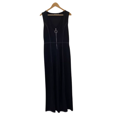 Pretty Little Thing Womens  Size 16 Sleeveless Jumpsuit Black Utility Style