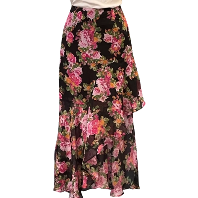 Keepsake,  Womens  Size S Midi Skirt Black  / Green / Pink  / Purple 