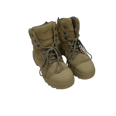 Blundstone Rotoflex Mens  Size 46.5 Beige Zip Up Boots