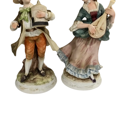  Vintage Andrea by Sadek. Boy with bird cage 