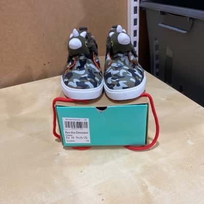 Charleeboo Rex The Dinosaur Kids  Size 13 Shoes Camouflage 