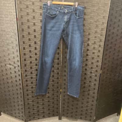 BOSS Mens  Size 34 Slim Fit Jeans Blue 