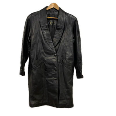  Paris Tower Womens  Free Size Trench Coat Black  SIze F