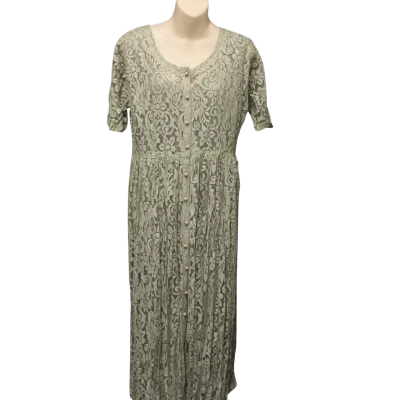 Vintage Sixty  Womens  Size M light green dress