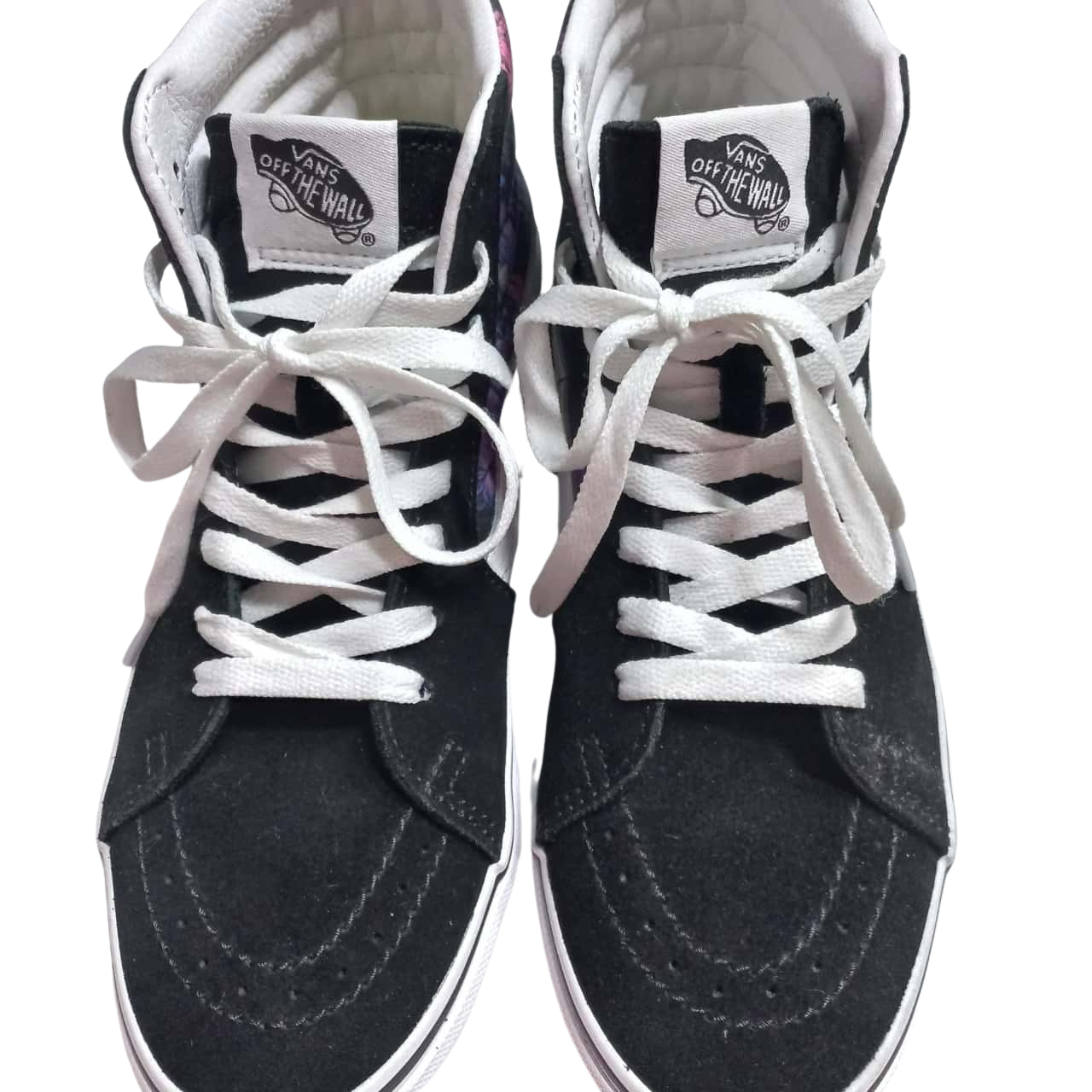 Vans Unisex Size US 5.5 Black / Pink / Purple / White (s)