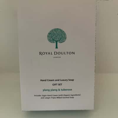 Royal Doulton hand Cream and Luxury Soap - Ylang Ylang and Tuberose