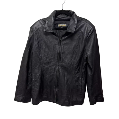 Jonata Size 20 Leather Jacket Black  