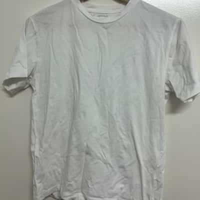 Zara Kid's Size 11 / 12 T-Shirt - White 