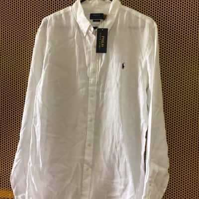 Polo Ralph Lauren Mens  Size XL Business Shirt White 