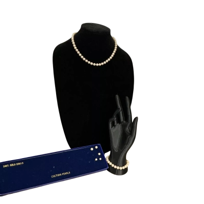  Vintage Interpur  Necklace, Bracelet & Earrings set