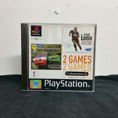 TOCA World Touring Cars & Jonah Lomu Rugby on the PlayStation