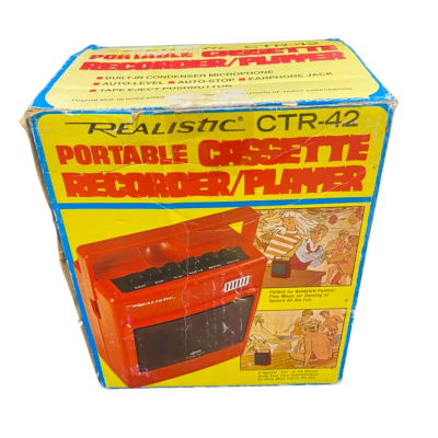 Portable Cassette Tape Recorder