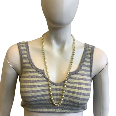  Women's Faux Pearl Vintage Necklace White 